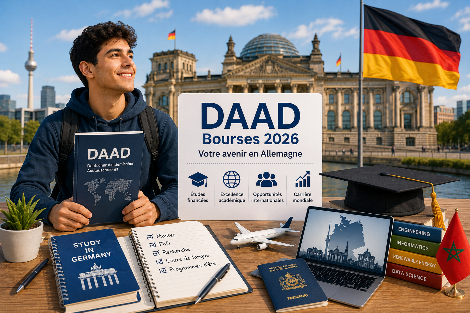 Bourses DAAD 2026 : Guide Complet pour les Étudiants Marocains