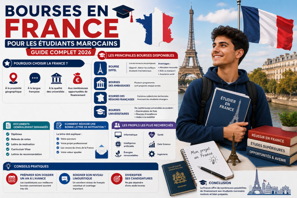 Bourses en France pour les Étudiants Marocains : Guide Complet 2026