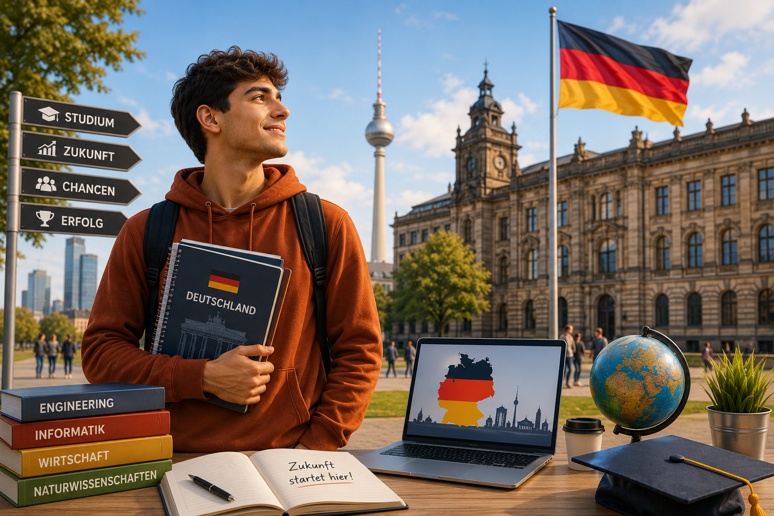 Étudier en Allemagne après le Bac 2026 : Guide Complet pour les Étudiants Marocains