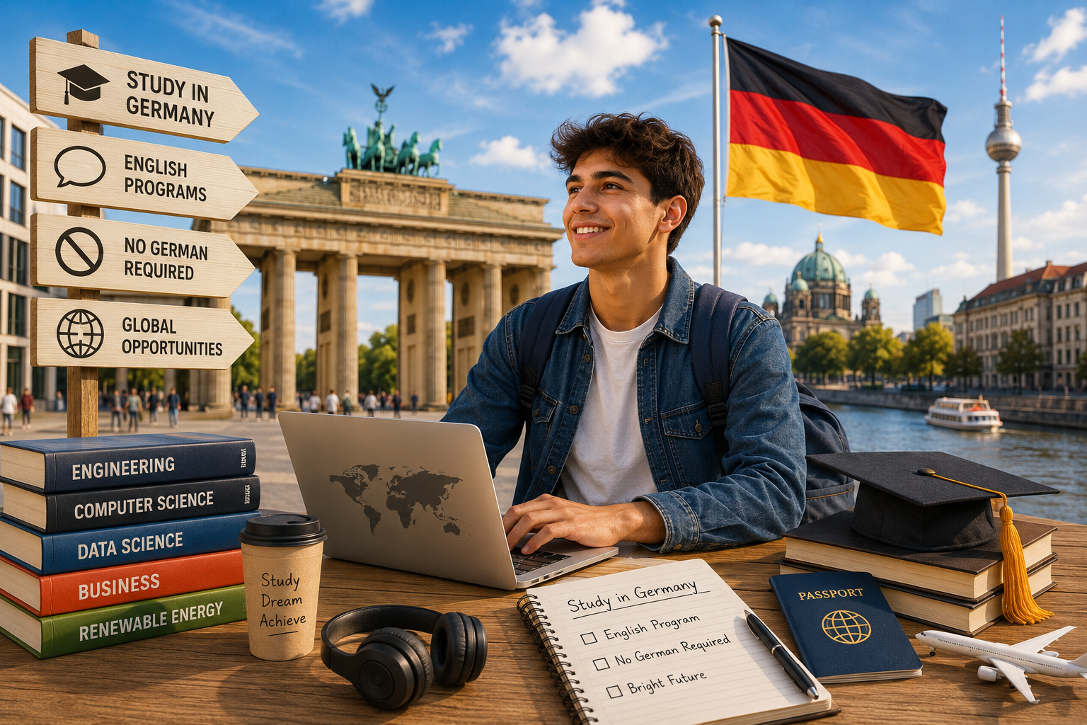 Étudier en Allemagne en Anglais Sans Connaître l’Allemand : Guide Complet 2026 pour les Étudiants Marocains